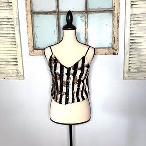 Beautiful & Sexy NWT Sequin Crop Top